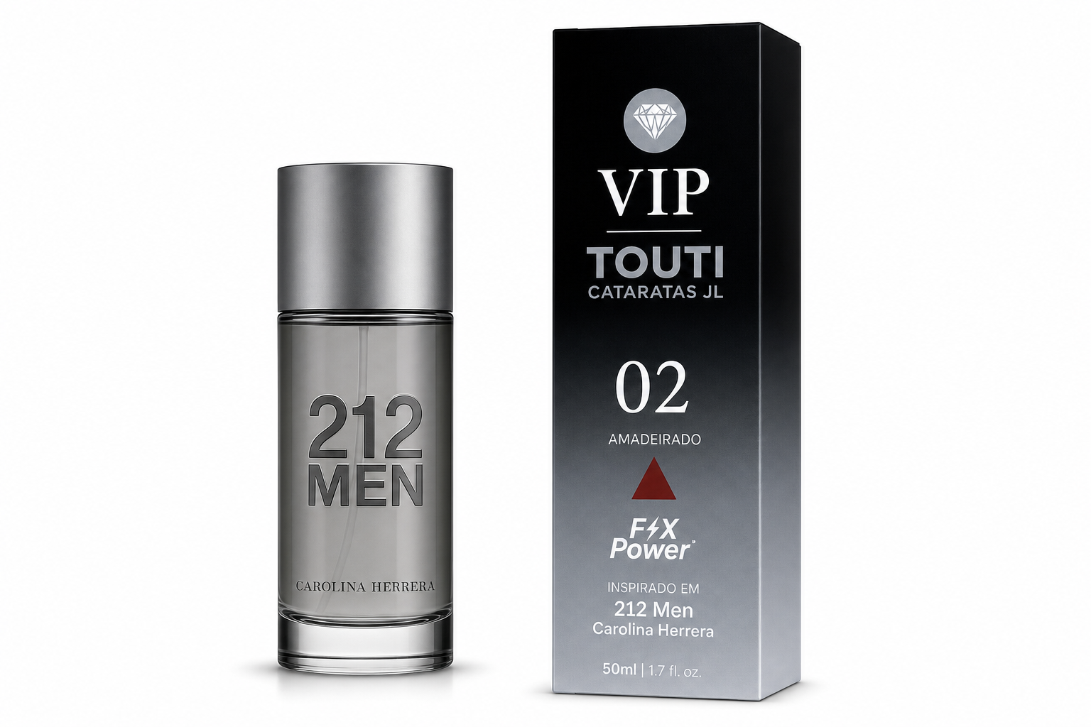 VIP 02 – Inspirado no 212 Men NYC | Perfume Masculino Amadeirado