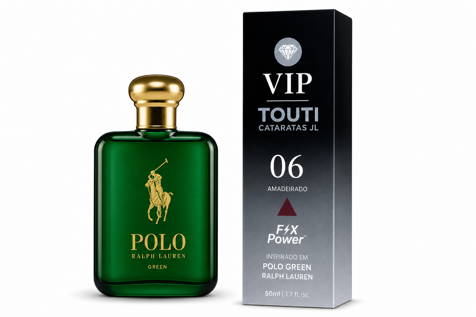 VIP 06 – Inspirado no Polo Green Ralph Lauren | Perfume Masculino Amadeirado