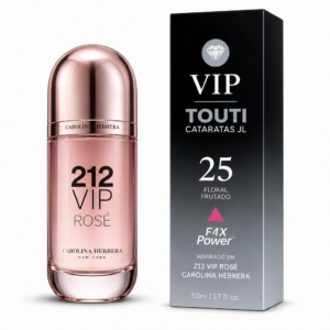VIP 25 – Perfume Inspirado no 212 VIP Rosé Carolina Herrera